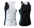 BLUE70 TX2000 WOMENS TRI TANKINI BLACK/TEAL/WHITE