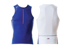 BLUE70 TX2000 MENS SINGLET - BLUE/RED