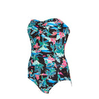 ZOGGS WOMENS RETRO SURF RUCHED BANDEAU e