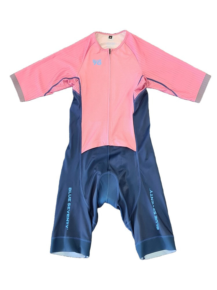 BLUE70 WOMEN'S AERO ELITE TRISUIT - NAVY/PINK