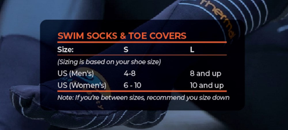 BLUE70 THERMAL SWIM SOCKS - BLACK