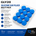 GLYDE SILICONE EAR BUDS - BLUE