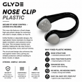 HydraLock Standard Nose Clip - Black/White