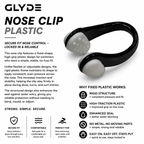 HydraLock Standard Nose Clip - Black/White