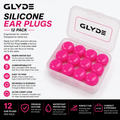 GLYDE SILICONE EAR BUDS - PINK
