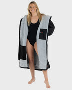 Dryrobe® ADVANCE UNISEX LONG SLEEVE - BLACK/GREY
