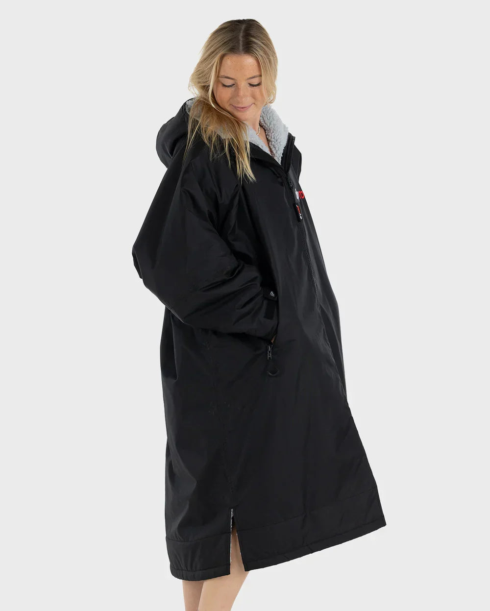 DRYROBE UNISEX ADVANCE LONG SLEEVE - BLACK/GREY